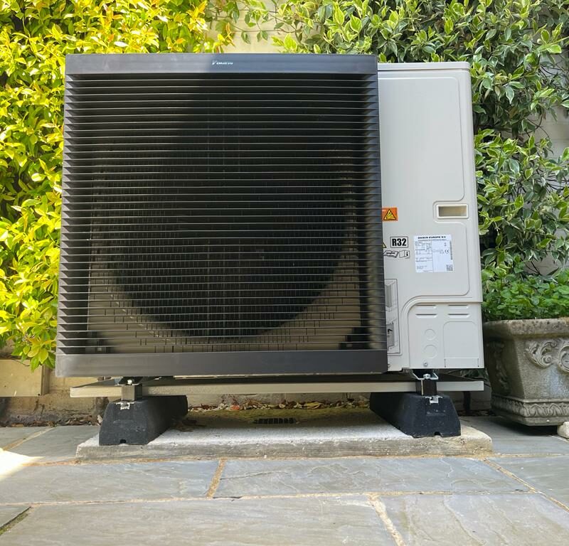 Out door Daikin Altherma heat pump unit