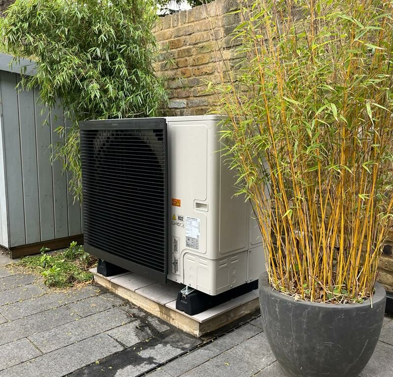 Daikin heat pump outside unit