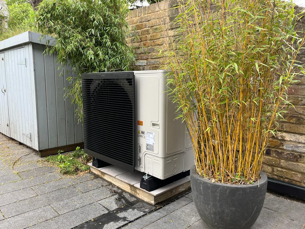 Daikin heat pump outside unit