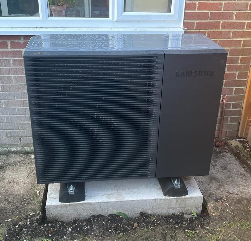 Samsung High Temp monobloc installation